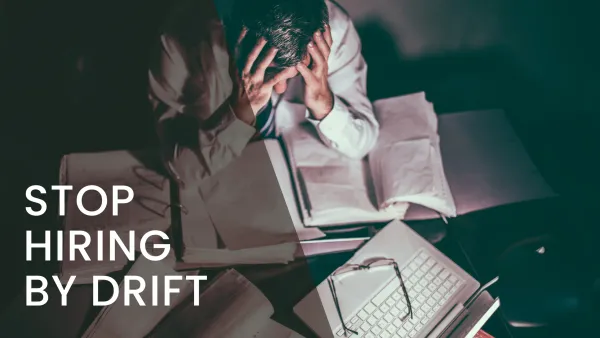a stressful never-ending hiring process