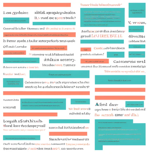 An illustration of a long, cluttered job description